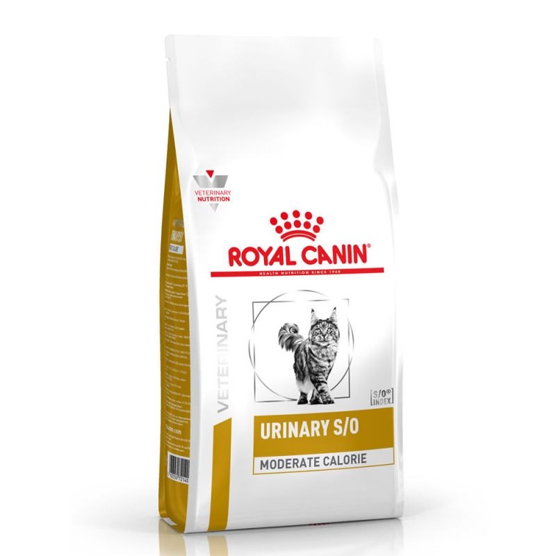 ROYAL CANIN Vet Cat Urinary S/O Moderate Calorie 7 kg hrana dietetica cu continut scazut de calorii pentru pisici cu tulburari ale tractului urinar inferior, spre supraponderale