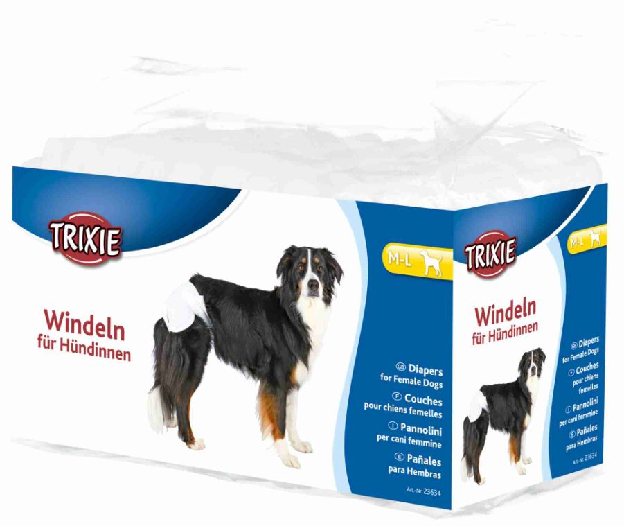 TRIXIE Scutece pentru câini 12 buc. M