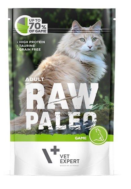 VETEXPERT RAW PALEO Cat Adult cu vânat 100 g