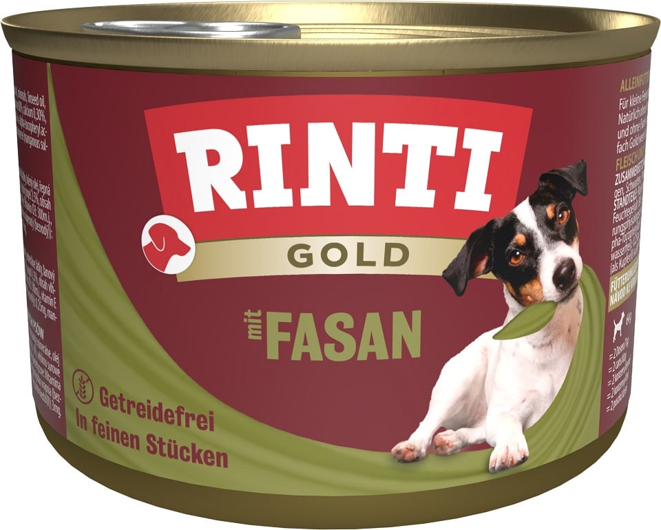 RINTI Gold Pheasant Mini hrana cu fazan pentru caini 185 g