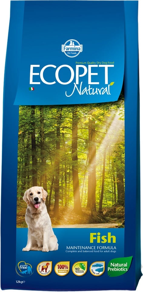 FARMINA Ecopet natural fish 12 kg Hrana uscata caine, cu peste