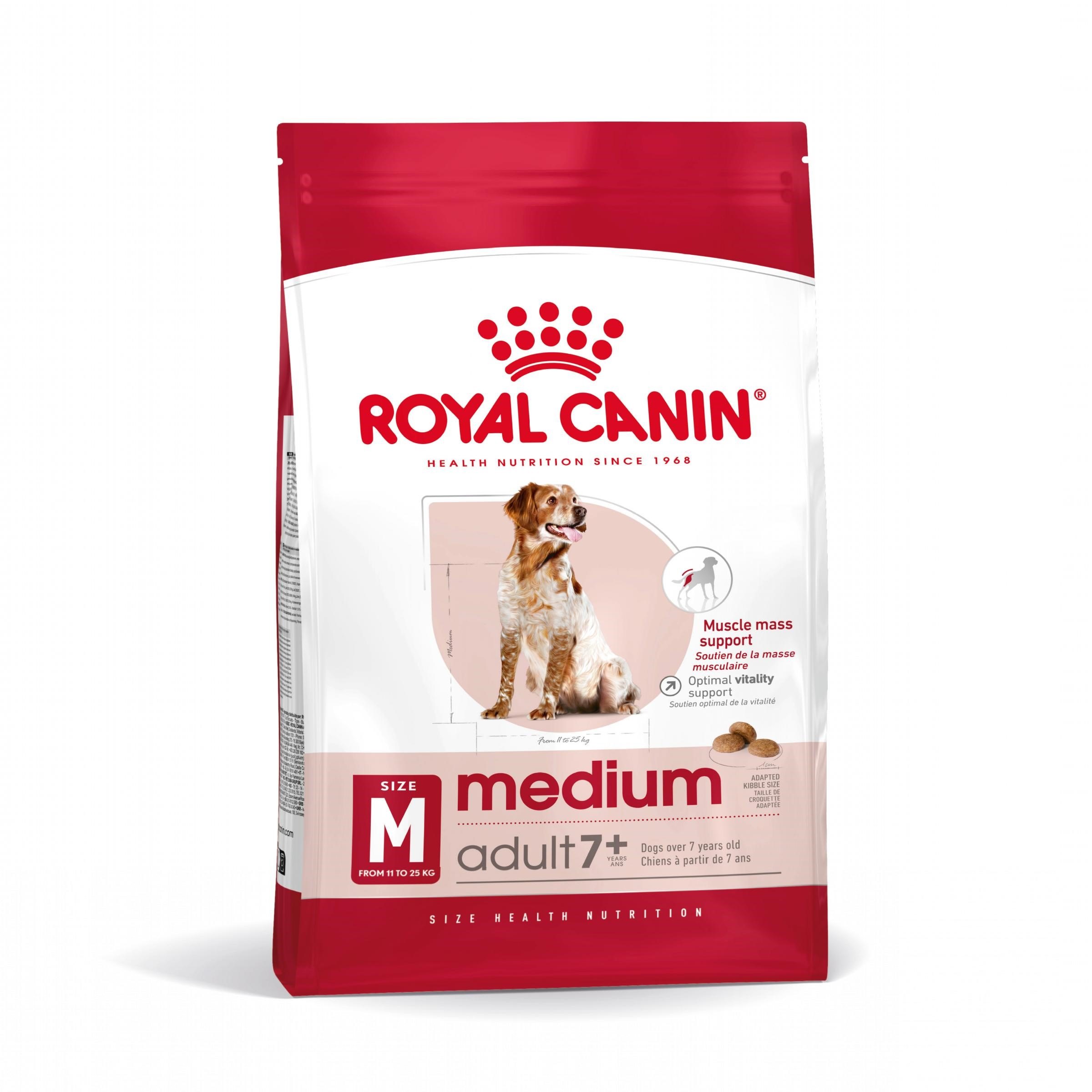 Royal Canin Medium Adult 7+ hrana uscata caine senior 30 kg (2 x 15 kg)