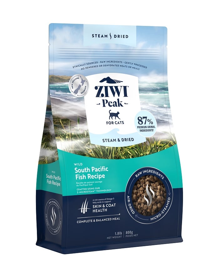 ZIWI〜peak〜 ZIWIPEAK Cat Steam & Dried cu peste pentru pisica 800 g :: Pisici