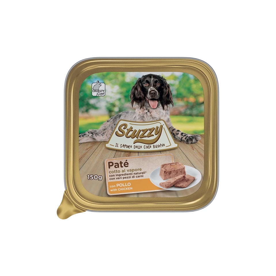 STUZZY Pate cu pui pentru caini adulti 150 g