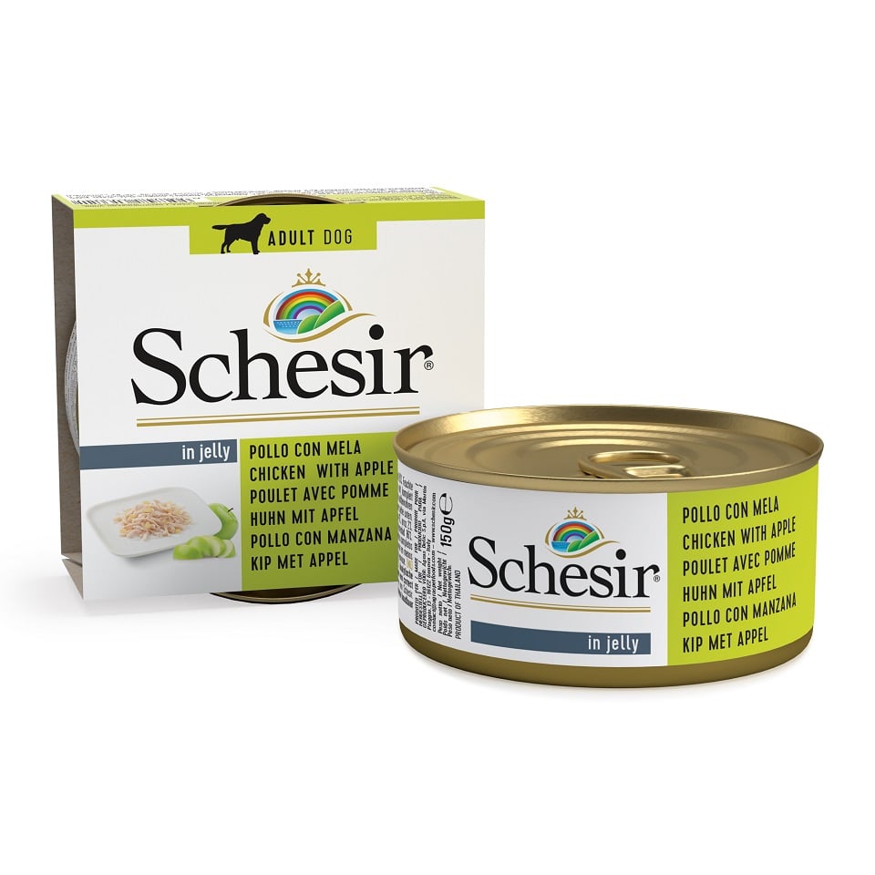 SCHESIR Fruit Conserva cu pui si mar pentru caine 150 g