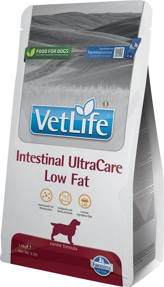 FARMINA Vet Life Dog Intestinal Ultra Care Low Fat 1,5 kg Mancare