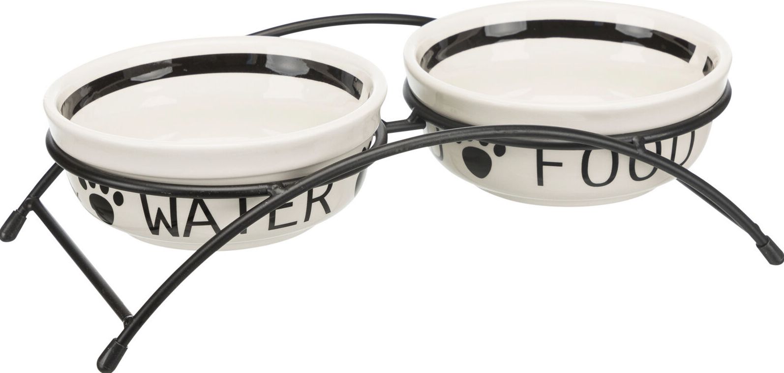TRIXIE Boluri ceramice pe stand 2.6 l/ dia. 25 cm