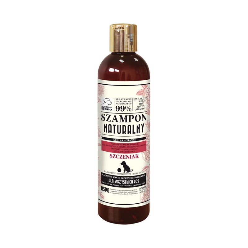 SUPER BENO Șampon natural pentru cățeluși 300 ml