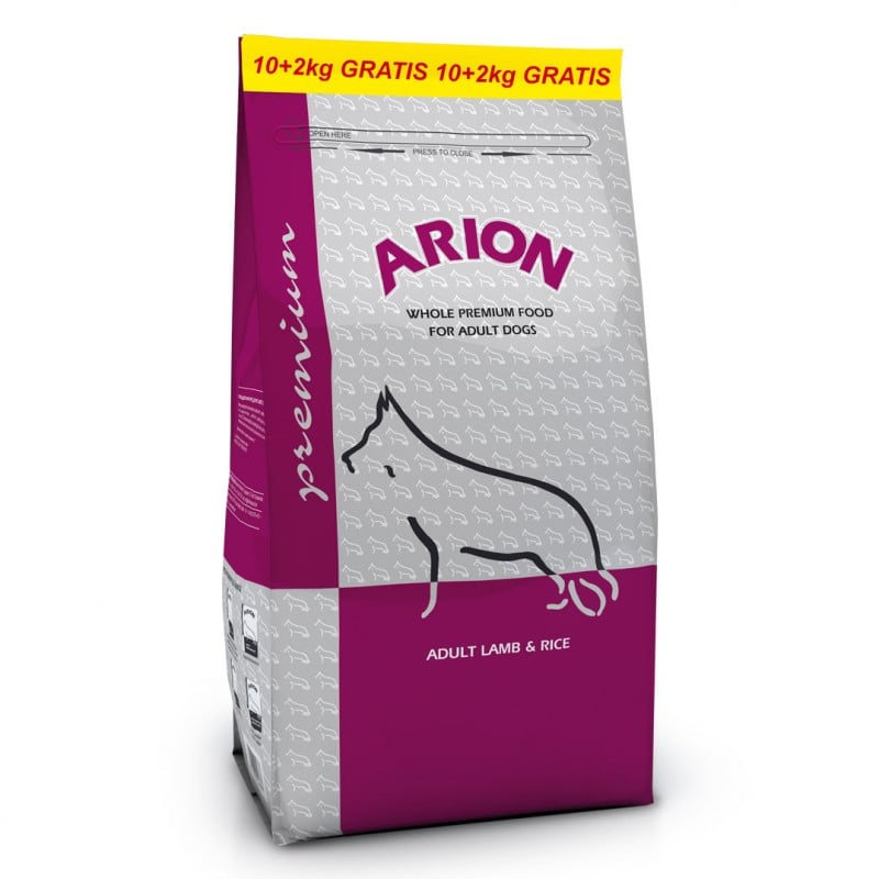 ARION Premium Lamb&Rice 12 kg hrana caini adulti