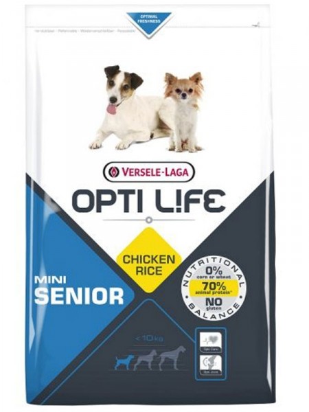 VERSELE-LAGA Opti Life Senior Mini hrana uscata pentru caini seniori de talie mica 2,5 kg