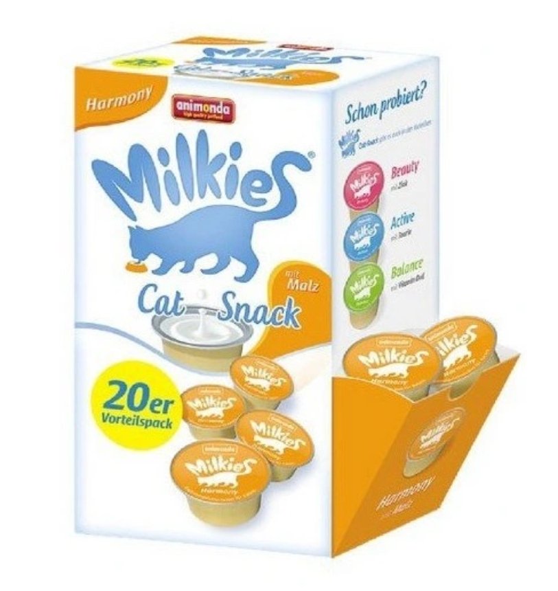ANIMONDA Milkies Harmony lapte pentru pisici cu malț 20x15 g