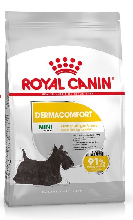 Royal Canin Mini Dermacomfort hrana uscata caine rasa mica pentru prevenirea iritatiilor pielii 16 kg (2 x 8 kg)
