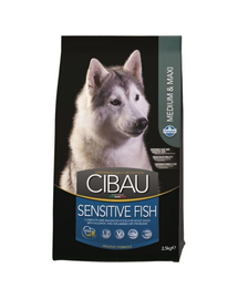 CIBAU Sensitive Fish Medium & Maxi Hrana uscata pentru cainii adulti de talie medie cu intolerante alimentare 2.5 kg