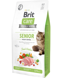 BRIT Care Cat Grain-Free Senior & Weight Control hrana uscata pisici senioare sau sterilizate, cu pui 7 kg