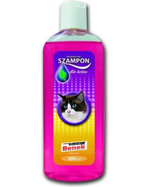 BENEK Sampon profesional pentru pisici, cu aloe vera 200 ml