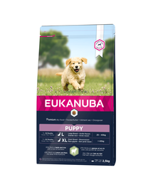EUKANUBA Puppy Large Breed Lamb & Rice hrana uscata caini junori talie mare, miel si orez 2.5 kg
