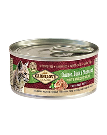 CARNILOVE Cat Chicken&Pheasant 12 x 100 g hrana umeda pentru pisici, pui si fazan