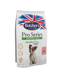 BUTCHER'S ProSeries Junior Mini hrana uscata pentru caini juniori de talie mica, cu somon 800 g