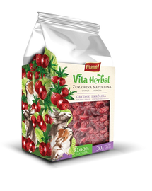 VITAPOL Smakers Vitaherbal gustari pentru rozatoare si iepuri, cu merisoare 30g