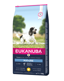 EUKANUBA Senior Medium Breeds Chicken Hrana uscata pentru caini senior de talie medie, bogata in pui 15 kg