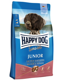 HAPPY DOG Sensible Junior Lachs Hrana uscata pentru caini junior cu sensibilitati 10 kg