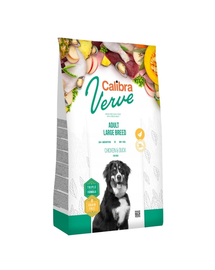 CALIBRA Dog Verve GF Adult Large Chicken&Duck Hrana uscata pentru caini adulti, cu pui si rata 12kg