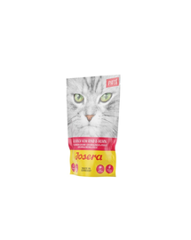 JOSERA Pate hrana umeda pentru pisici, tocana de pui si vita 16 x 85 g