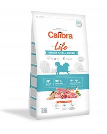 CALIBRA Dog Life Senior Small Breed Lamb hrana uscata superpremium pentru caini seniori de talie mica, cu miel 6 kg