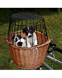 TRIXIE Cos transport pentru bicicleta, din rachita