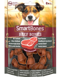 SmartBones Beef Mini recompense pentru câini de talie mică, carne de vită 8 buc.