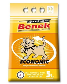 Benek Super Economic nisip pentru litiera 5 L