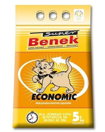 BENEK Super economic nisip litiera pisici 10 L (5 L x 2 )