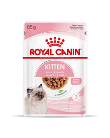 Royal Canin Kitten Instinctive In Gravy hrana umeda in sos pentru pisica, 12 x 85 g