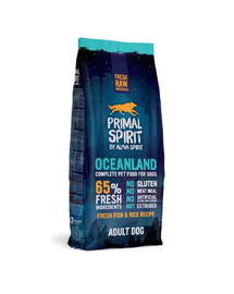 PRIMAL SPIRIT Oceanland Hrana semi-moale caini adulti, cu peste si orez 12 kg
