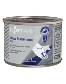 TROVET Unique Protein Rabbit UPH 200 g hrana monoproteica pentru caini si pisici, cu iepure