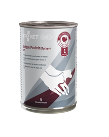 TROVET Unique Protein Turkey UPT pentru caini si pisici 400 g monoproteica, curcan