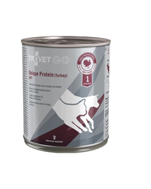 TROVET Unique Protein Turkey UPT 800 g monoproteica pentru caini si pisici, curcan