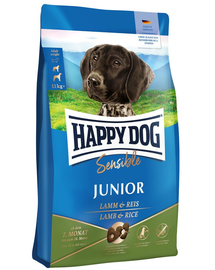 HAPPY DOG Sensible Junior Hrana uscata pentru caini junior cu sistem digestiv sensibil, cu miel 10 kg