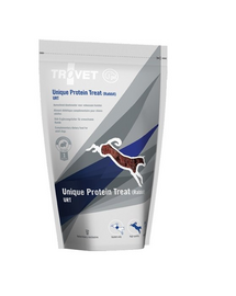 TROVET Unique Protein Treat Rabbit URT gustări câini proteină unică 125 g
