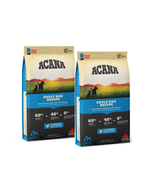 ACANA Adult Dog Recipe Chicken 22.8 kg (2x11.4 kg) hrana uscata caini adulti
