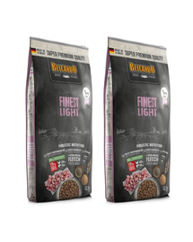 BELCANDO Finest Light hrana uscata pentru caini adulti supraponderali, talie XS-M 25 kg (2 x 12.5 kg)