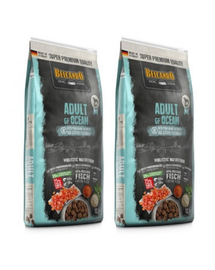 BELCANDO Adult Grain Free Ocean hrana uscata pentru cainii sensibili, cu pesti de ocean, talie M-XL 25 kg (2 x 12.5 kg)