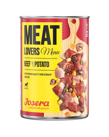 JOSERA Meatlovers Menu hrana umeda pentru caini, vita si cartofi 400 g