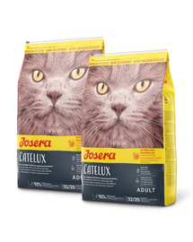 JOSERA Cat Catelux hrana uscata pisici adulte pretentioase, cu pui si rata 20 kg (2 x 10 kg)