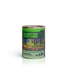 COUNTRY&NATURE Hrana umeda caine, cu caprioara si cuscus 400 g