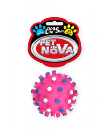 PET NOVA DOG LIFE STYLE Minge arici pentru caini, roz, 7cm