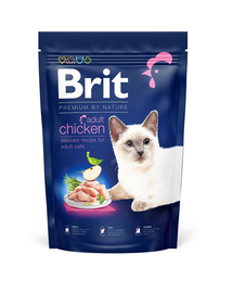 BRIT Cat Premium by Nature Adult chicken Hrana uscata pentru pisici adulte, cu pui  300 g