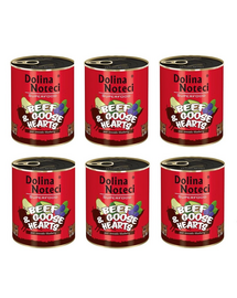 DOLINA NOTECI Premium SuperFood hrana umeda caini adulti, inimi de vita si gasca 800 g x 6 buc.