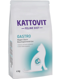 KATTOVIT Feline Diet Gastro hrana uscata dietetica pentru pisici cu afectiuni gastrointestinale 4 kg