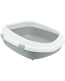 TRIXIE Primo XXL litiera pisici, alb/gri, 56x25x71 cm